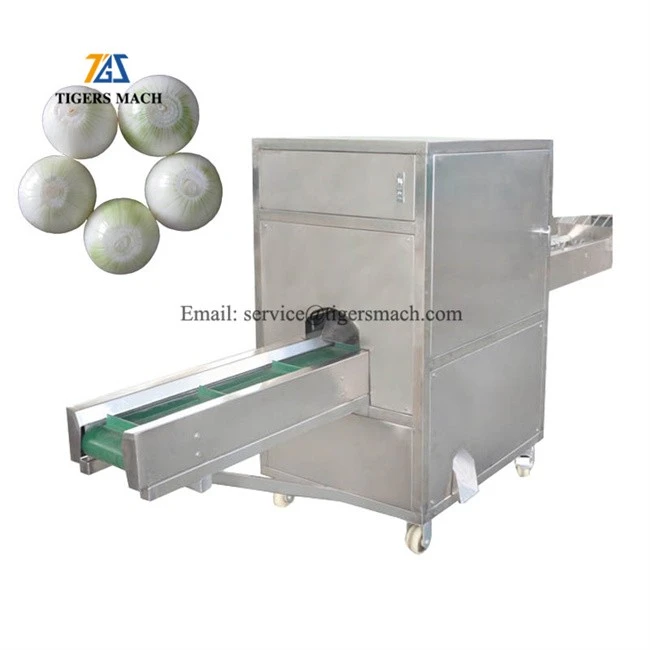Automatic Onion Process Line for Removing and Cutting Onion Root Onion Stem (2)